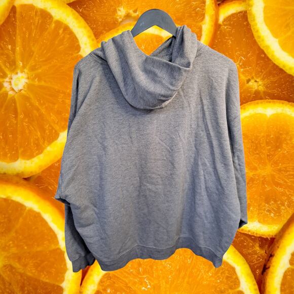 Jan Sport Men's Kean Embroidered Long Sleeve Hooded Pockets Gray Hoodies Size XL - Picture 3 of 7